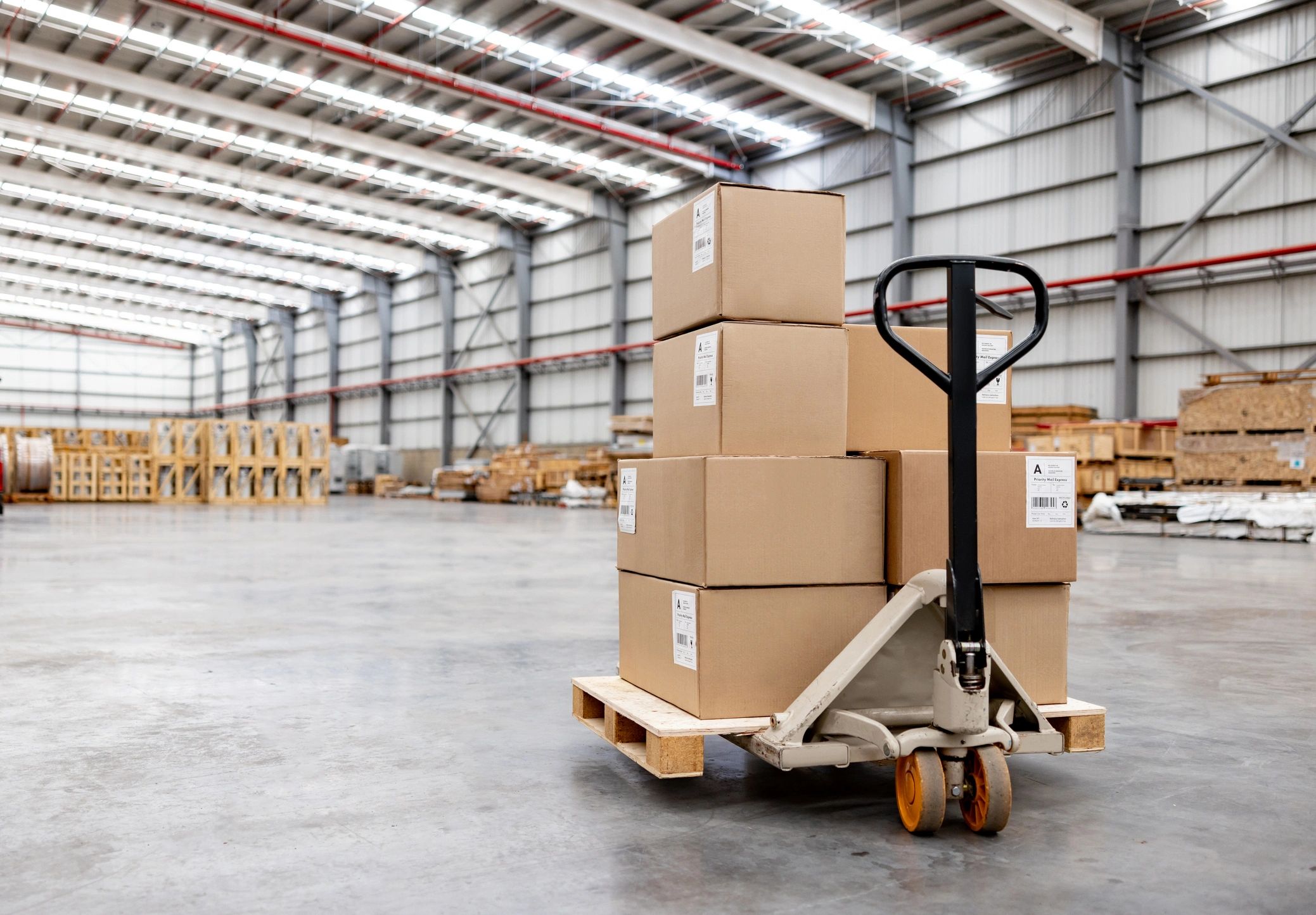 Assorted packing materials for trading